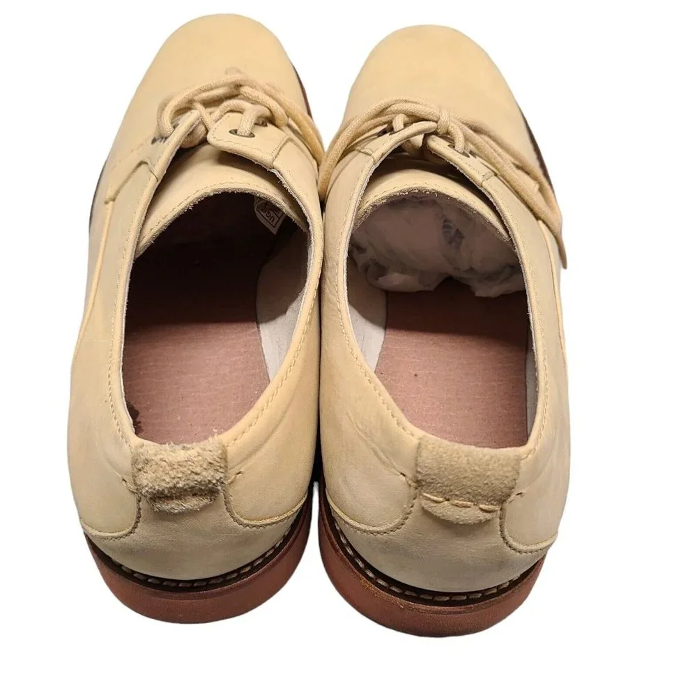UGG Shoes Mens Size 10 Tan Klayton Lace Up Oxford Classic Preppy - Picture 6 of 13